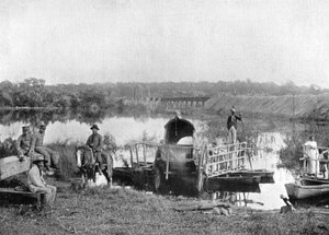 Attente au ferry, Paraguay, 1911