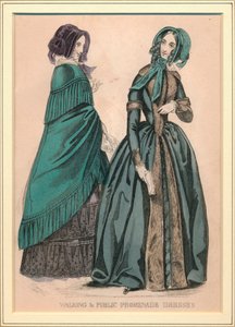 Robes de promenade et de marche, 19e siècle - Unbekannt