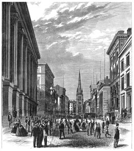 Wall Street, New York, 1869 - Unbekannt