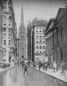 Wall Street, New York, vers 1897 - Unbekannt