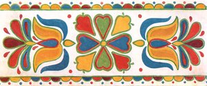 Décoration murale, Moravie, Tchécoslovaquie, 1928 - Unbekannt