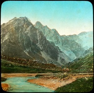 Vallée de Wanga, rivière Sutlej, Inde, fin du 19e ou début du 20e siècle - Unbekannt