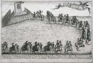 Guerre des Oranges, gravure