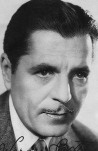Warner Baxter, 1889-1951, acteur américain, vers 1930-1940. Photographie signée - Unbekannt