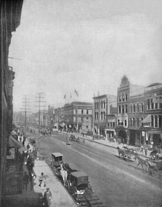 Washington Avenue, Minneapolis, Minnesota, vers 1897