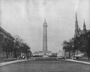 Monument de Washington, Baltimore, Maryland, USA, vers 1900 - Unbekannt