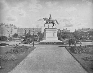 Statue de Washington, Jardin Public, Boston, vers 1897 - Unbekannt