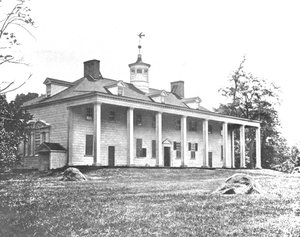 Maison de Washington, Mount Vernon, Virginie, États-Unis, vers 1900 - Unbekannt