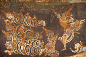 Wat Bo, Siem Reap Peinture murale du Ramayana - Unbekannt