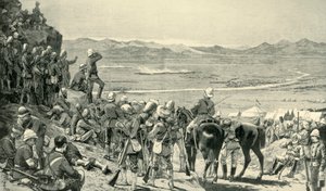 Regardant la déroute des forces afghanes depuis la montagne Bab Wali, 1er septembre 1880, 1901 - Unbekannt