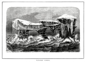 Icebergs usés par les vagues, 1877 - Unbekannt