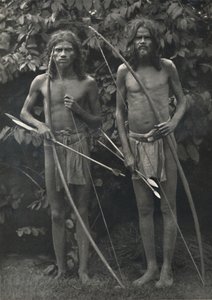 Wedda avec arc et flèches, 1926 - Unbekannt