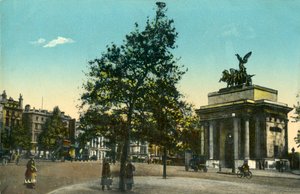 Wellington Arch, entrée du Green Park, Londres, vers 1915 - Unbekannt