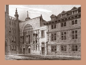 Façade ouest de la chapelle Guildhall, 1886 - Unbekannt