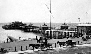 West Pier, Brighton, Sussex, début du XXe siècle