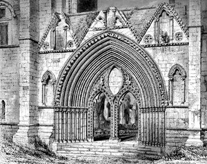 Porte ouest de la cathédrale d