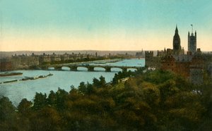 Pont de Westminster, Londres, vers 1910 - Unbekannt
