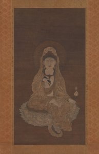 Kannon en robe blanche, 13e siècle