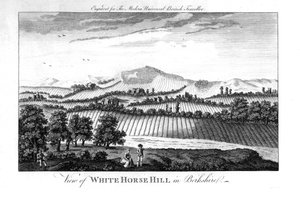 Colline du Cheval Blanc, Berkshire, fin du XVIIIe siècle