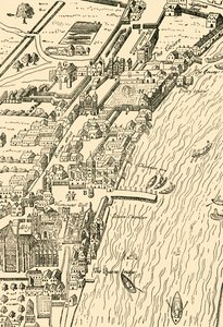 Whitehall et Westminster. De la carte d