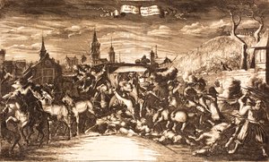 William Egon de Fürstenberg attaqué dans son carrosse à Cologne en 1674, 1675 - Unbekannt