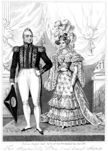 Guillaume IV et la reine Adélaïde