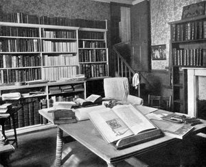 Étude de William Morris, Kelmscott Manor, Kelmscott, Oxfordshire, 1901 - Unbekannt