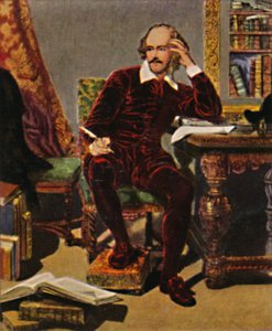 William Shakespeare 1564-1616 - Peinture de J. Faed, 1934 - Unbekannt