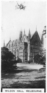 Wilson Hall, Melbourne, Australie, 1928 - Unbekannt