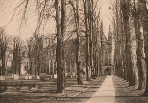 Cathédrale de Winchester et avenue, Hampshire, début du 20ème siècle