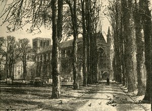 Cathédrale de Winchester, vue du nord-ouest, 1898