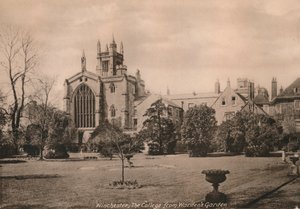 Winchester College depuis le jardin du Warden, Hampshire, début 20e siècle - Unbekannt