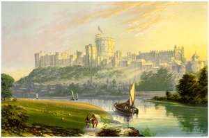 Château de Windsor, Berkshire, résidence royale, vers 1880 - Unbekannt