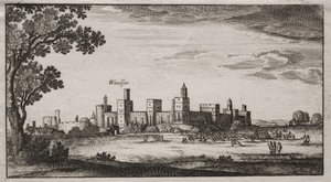 Château de Windsor depuis le sud-est, 1600s - Unbekannt