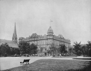 Hôtel Windsor, Montréal, Canada, vers 1897