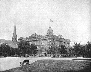 Hôtel Windsor, Montréal, Canada, vers 1900