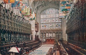 Windsor, Chapelle Saint-Georges, Chœur vers 1916 - Unbekannt
