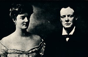 Les fiançailles de Winston Churchill, vers 1908, 1945 - Unbekannt
