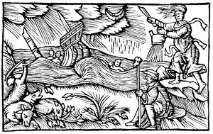Sorcière levant une tempête, 1562 - Unbekannt
