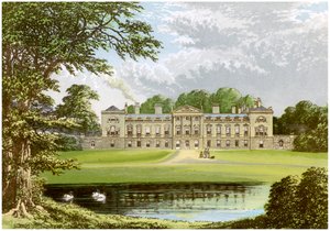 Abbaye de Woburn, Bedfordshire, maison du duc de Bedford, vers 1880 - Unbekannt