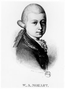 Wolfgang Amadeus Mozart 1756-1791 en 1770 - Unbekannt