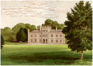 Wolseley Hall, Staffordshire, maison du baronnet Wolseley, vers 1880 - Unbekannt