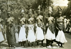 Femmes danseuses, Sierra Leone, 20ème siècle