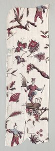 Fragments de textile imprimé sur bois, vers 1785 - Unbekannt