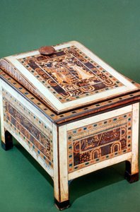 Coffre en bois de la tombe de Toutankhamon, 14e siècle av. J.-C. - Unbekannt