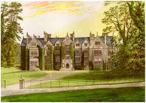 Abbaye de Wroxton, Oxfordshire, maison de la famille North, vers 1880 - Unbekannt