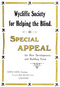 Société Wycliffe pour aider les aveugles - Unbekannt