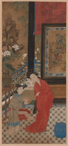 Yang Guifei quittant le bain, 1700s - Unbekannt