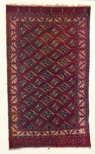 Tapis Yomut Turkoman, vers 1700