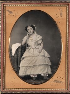 Jeune femme en culottes, vers 1855 - Unbekannt